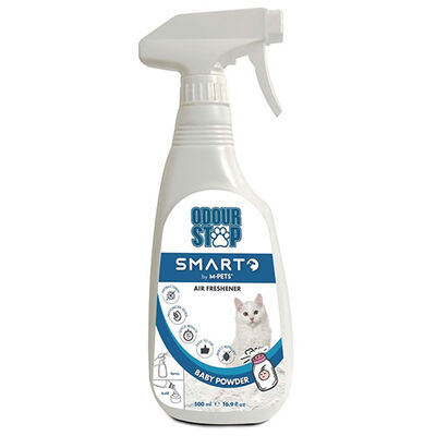 M-Pets Koku Giderici Deodorant Sprey Bebek Pudrası Kokulu 500 Ml 