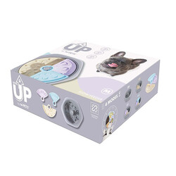 M-Pets - M-Pets Level Up Ayarlanabilir Köpek Yavaş Beslenme Mama Kabı Medium 29,8x29,8x8,6 Cm 
