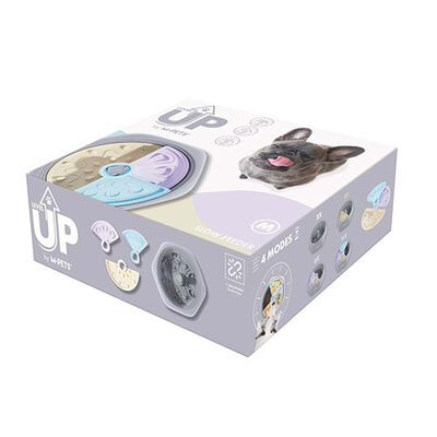 M-Pets Level Up Ayarlanabilir Köpek Yavaş Beslenme Mama Kabı Medium 29,8x29,8x8,6 Cm 