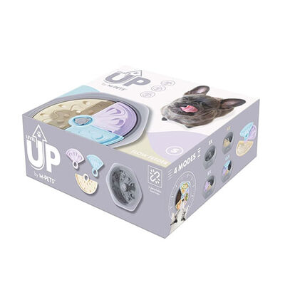 M-Pets Level Up Ayarlanabilir Köpek Yavaş Beslenme Mama Kabı Small 26,2x26,2x8,6 Cm 