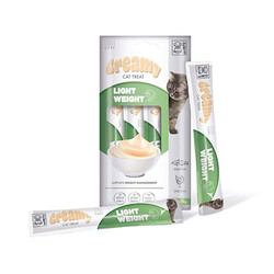 M-Pets Light Weight Diyet Krema Kedi Ödül Maması 4x15 Gr - Thumbnail