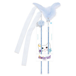 M-Pets - M-Pets Mooncat Olta Kedi Oyuncağı Mavi 2'li 40 Cm 