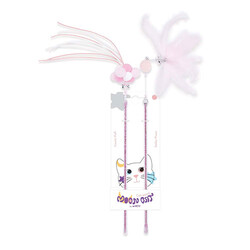 M-Pets - M-Pets Mooncat Olta Kedi Oyuncağı Pembe 2'li 40 Cm 
