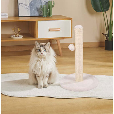 M-Pets My Second Pompom Ponponlu Kedi Tırmalama Tahtası 30x43 Cm 