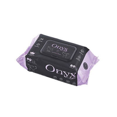 M-Pets Onyx Lavanta Kokulu Kedi ve Köpek Temizleme Mendili 80'li 