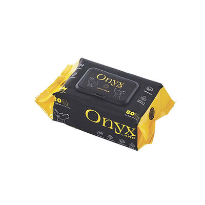 M-Pets Onyx Limon Kokulu Kedi ve Köpek Temizleme Mendili 80'li 