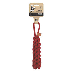 M-Pets - M-Pets Örgü Köpek Oyuncağı Kırmızı 34 Cm 