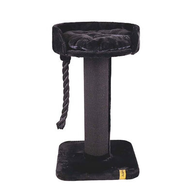 M-Pets Panther Premium Liana Tırmalama Tahtalı Kedi Ağacı Siyah 55x55x96 Cm 