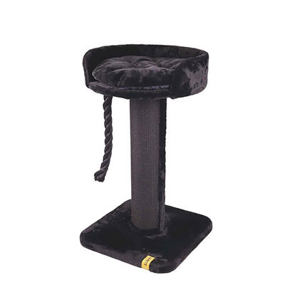 M-Pets Panther Premium Liana Tırmalama Tahtalı Kedi Ağacı Siyah 55x55x96 Cm 