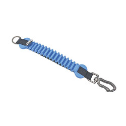 M-Pets Pull Power Köpekler İçin Şok Emici Ara Tasma Mavi 25 Cm - Thumbnail