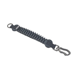 M-Pets Pull Power Köpekler İçin Şok Emici Ara Tasma Siyah 25 Cm - Thumbnail