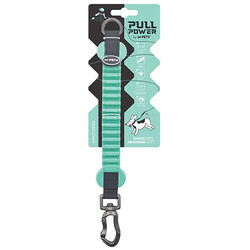 M-Pets - M-Pets Pull Power Köpekler İçin Şok Emici Ara Tasma Yeşil 25 Cm 