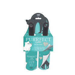 M-Pets - M-Pets Purrfect Kedi ve Köpek Tüy Toplama Rulosu 2x100 Yaprak 
