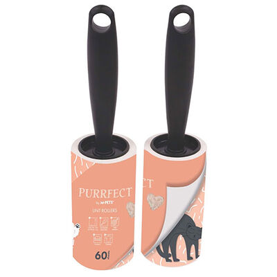 M-Pets Purrfect Kedi ve Köpek Tüy Toplama Rulosu Pembe 2x60 Yaprak 