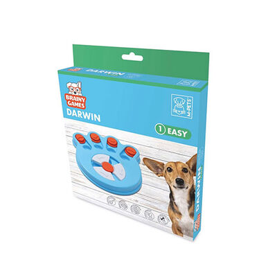 M-Pets Puzzle 1.Seviye Brainy Games Darwin Köpek Eğitim Oyuncağı 14x13,5x3 Cm 
