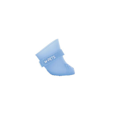 M-Pets Rainy Day Köpek Ayakkabısı Mavi Medium 4,5x3,4 Cm 