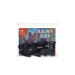 M-Pets Rainy Day Köpek Ayakkabısı Siyah XSmall 2,6x3,5 Cm - Thumbnail