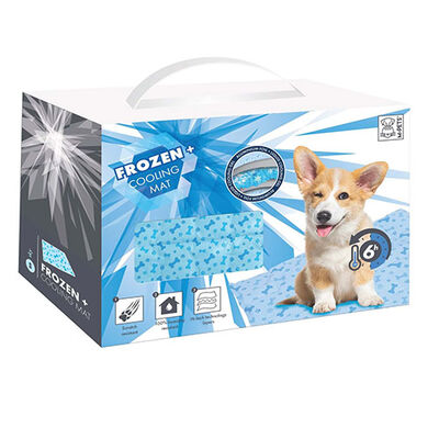M-Pets Serinletici Köpek Yatağı Small Mavi 40x50 Cm 