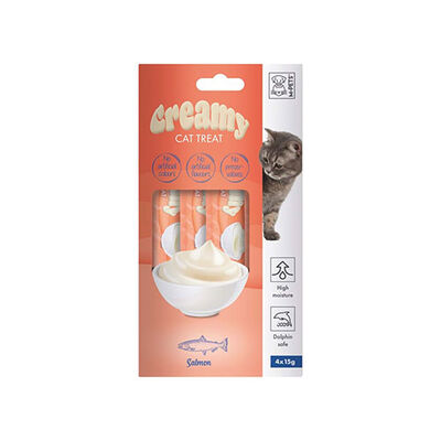 M-Pets Somonlu Krema Kedi Ödül Maması 4x15 Gr 