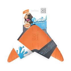 M-Pets Splash Frizbi Köpek Oyuncağı Turuncu 19x23x3 Cm - Thumbnail