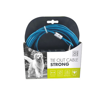 M-Pets Strong Bahçe Bağlama Halatı Mavi 6 M 