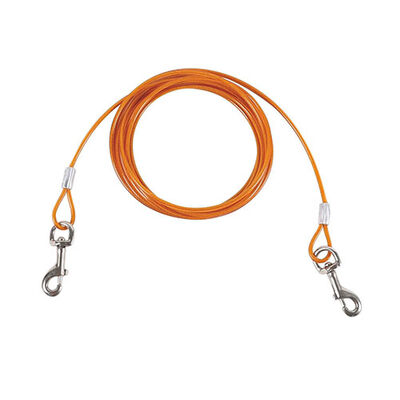 M-Pets Strong Bahçe Bağlama Halatı Turuncu 4,5 M 