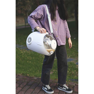 M-Pets Submarine Kedi Taşıma Çantası Beyaz 49x32x30 Cm 