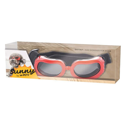 M-Pets Sunny Daytrip Köpek Gözlüğü Kırmızı 15,2x4,9 Cm 
