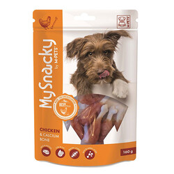 M-Pets Tavuklu Kalsiyumlu Kemik Köpek Ödülü 160 Gr - Thumbnail
