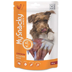 M-Pets Tavuklu Kalsiyumlu Kemik Köpek Ödülü 80 Gr - Thumbnail