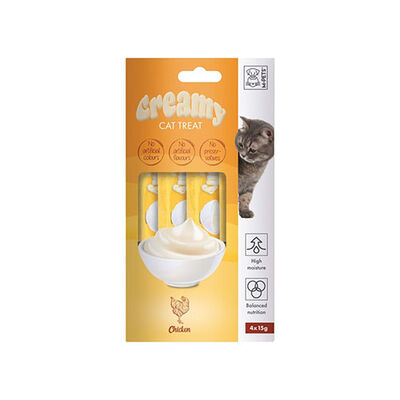M-Pets Tavuklu Krema Kedi Ödül Maması 4x15 Gr 