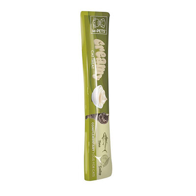 M-Pets Ton Balıklı ve Deniz Taraklı Krema Kedi Ödül Maması 4x15 Gr 