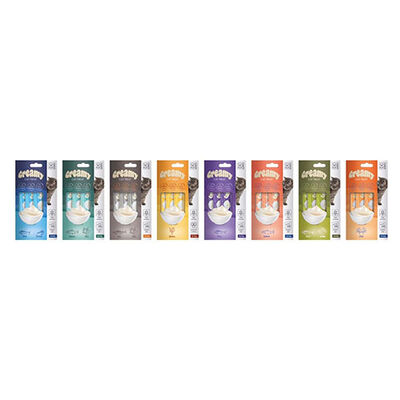 M-Pets Ton Balıklı ve Deniz Taraklı Krema Kedi Ödül Maması 4x15 Gr 
