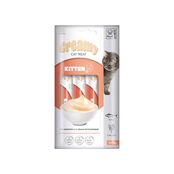 M-Pets - M-Pets Ton Balıklı ve Tavuklu Krema Yavru Kedi Ödül Maması 4x15 Gr 