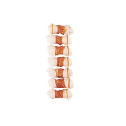 M-Pets Trusty Extra Tavuklu Düğümlü Kemik Köpek Ödülü 7'li 105 Gr 6,4 Cm - Thumbnail