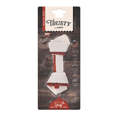M-Pets Trusty Sığır Etli Düğümlü Kemik Köpek Ödülü 65 Gr 15,3 Cm 