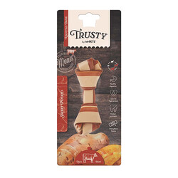 M-Pets Trusty Sığır Etli Tatlı Patatesli Kemik Köpek Ödülü 50 Gr 12,7 Cm - Thumbnail