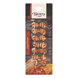 M-Pets - M-Pets Trusty Sığır Etli Tatlı Patatesli Kemik Köpek Ödülü 7'li 140 Gr 6,4 Cm 