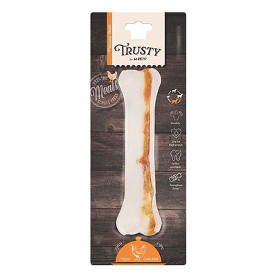 M-Pets Trusty Tavuklu Presli Kemik Köpek Ödülü 130 Gr 22,2 Cm 