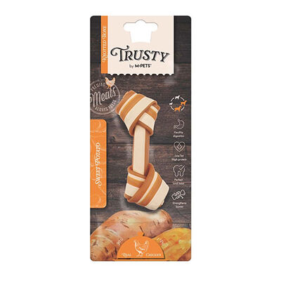 M-Pets Trusty Tavuklu Tatlı Patatesli Kemik Köpek Ödülü 50 Gr 12,7 Cm 