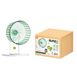 M-Pets - M-Pets Turbo Training Hamster Çarkı Yeşil 19-24 Cm 