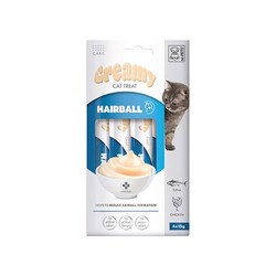 M-Pets Tüy Yumağı Önleyici Krema Kedi Ödül Maması 4x15 Gr - Thumbnail