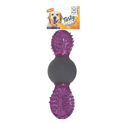M-Pets - M-Pets Uranus Kauçuk Ödül Hazneli Köpek Oyuncağı Mor 16,5x6x6 Cm 