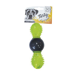 M-Pets Uranus Kauçuk Ödül Hazneli Köpek Oyuncağı Yeşil 16,5x6x6 Cm - Thumbnail