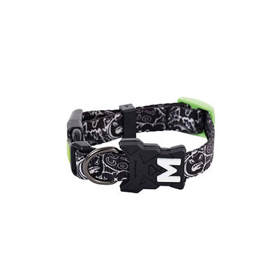 M-Pets Urban Style Freestyle Köpek Boyun Tasması Siyaz Beyaz XSmall 15,2-25,4 Cm 