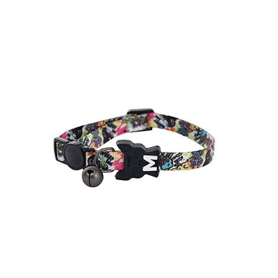 M-Pets Urban Style Graffiti Kedi Boyun Tasması 20-30 Cm 