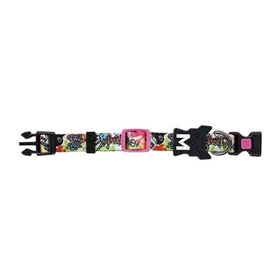 M-Pets Urban Style Graffiti Köpek Boyun Tasması Large 38,1x66 Cm 