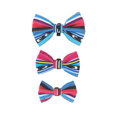 M-Pets Urban Style Jazz Stripes Kedi ve Köpek Papyonu Large 