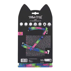 M-Pets Urban Style Lava Kedi Göğüs Tasması Seti 120 Cm - Thumbnail