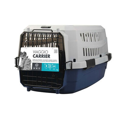 M-Pets Viaggio Carrier Iata Kedi ve Köpek Taşıma Çantası Mavi/Gri 58,4x38,7x33 Cm 